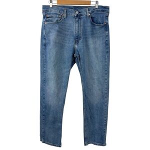 Levis 505 Men Jeans 36Wx30L Blue Straight Leg PC9-00505-2908 Stretch Workwear